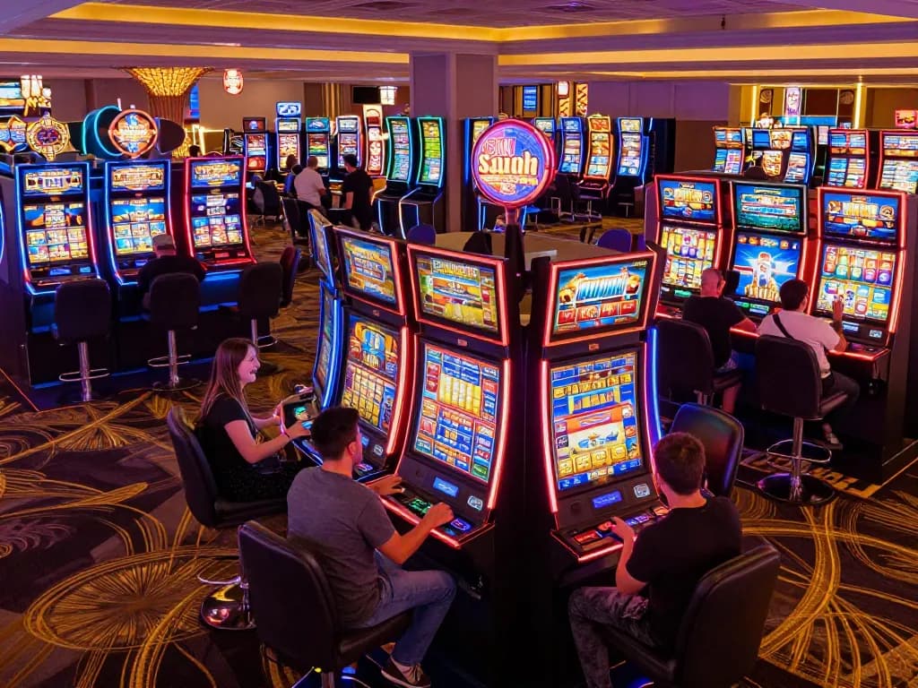 Engaging players at colorful slot machines to explore slot bonus new member promotions.