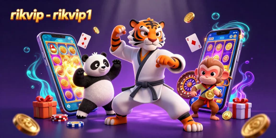 Experience thrilling gaming adventures with rikvip - rikvip1, featuring dynamic characters and vibrant casino elements.