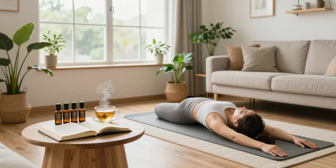 Ministry of Cannabis premium CBD oil with wellness journal and herbal tea, promoting natural wellness