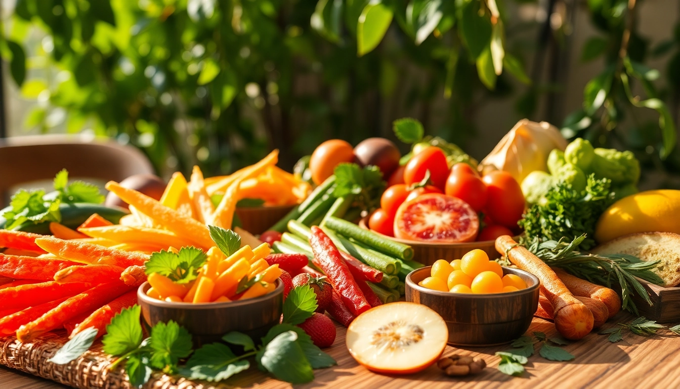 Showcasing colorful, enticing edibles uk with vibrant greens and natural light for a lively atmosphere.