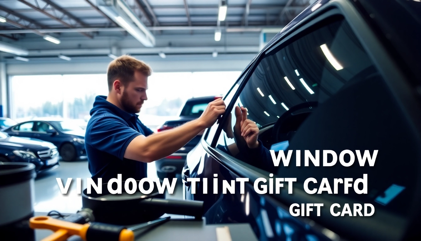Purchase a window tint gift card to enhance your vehicle's protection and style today.