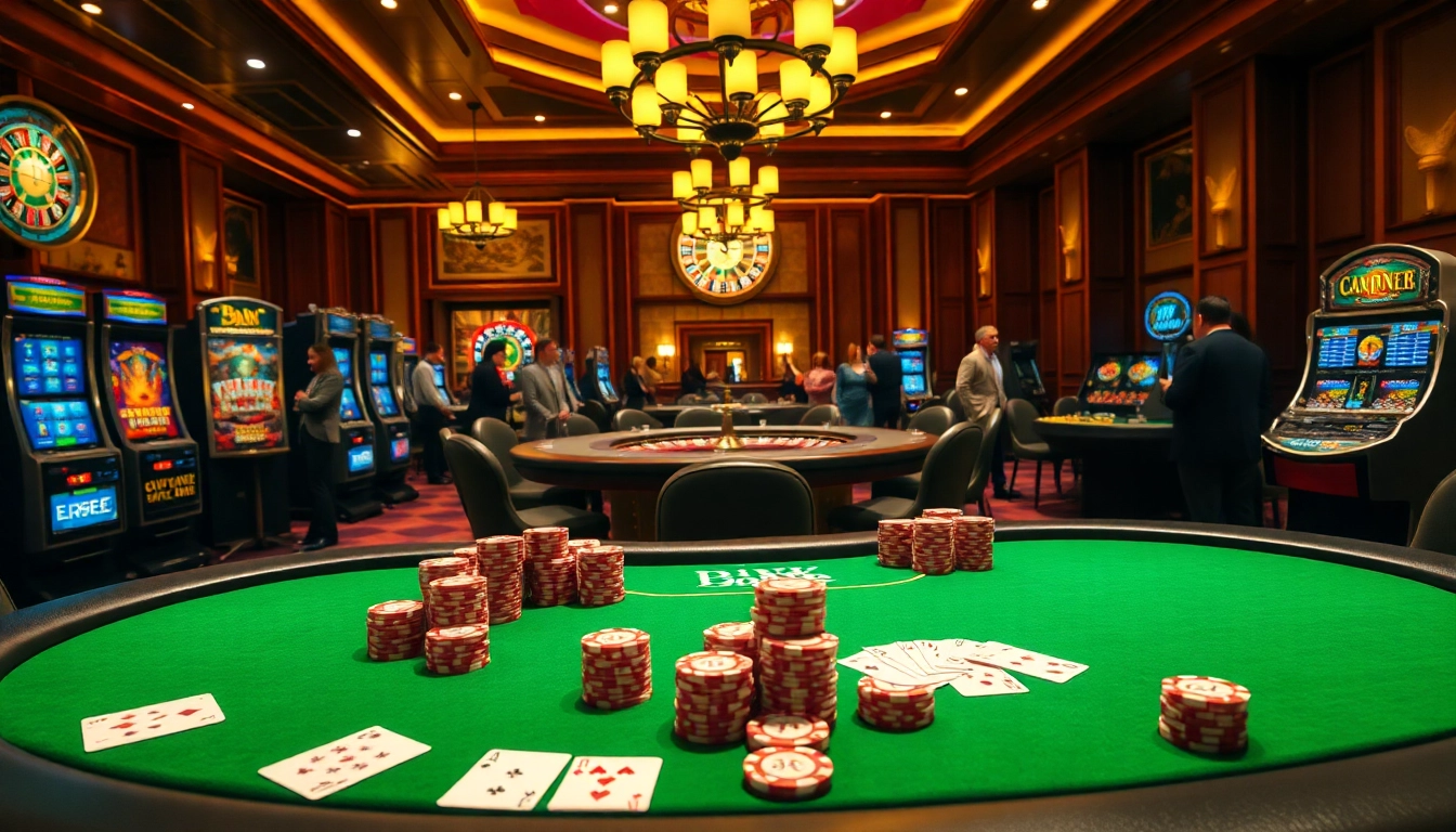 Experience the thrill and strategy of new 88 at a luxurious casino poker table.