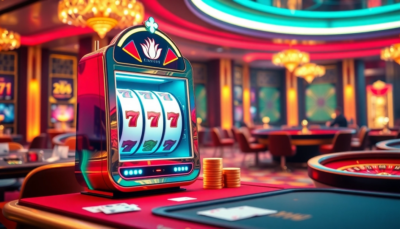 Experience the thrill of winning at a casino with pen 4d slot machines and vibrant gaming elements.